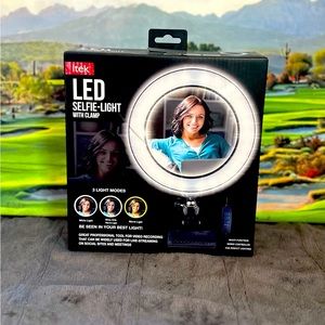 LED SELFIE-LIGHT W/CLAMP